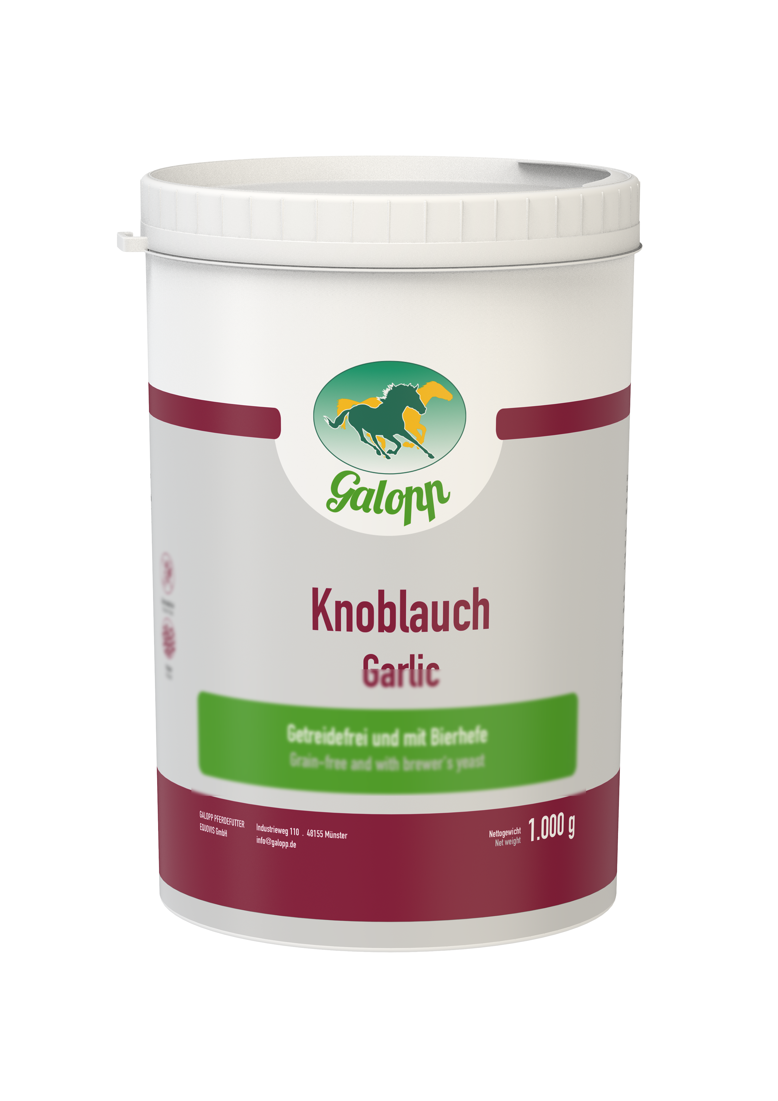 Galopp Knoblauch (getreidefrei) | Knoblauch für Pferde 