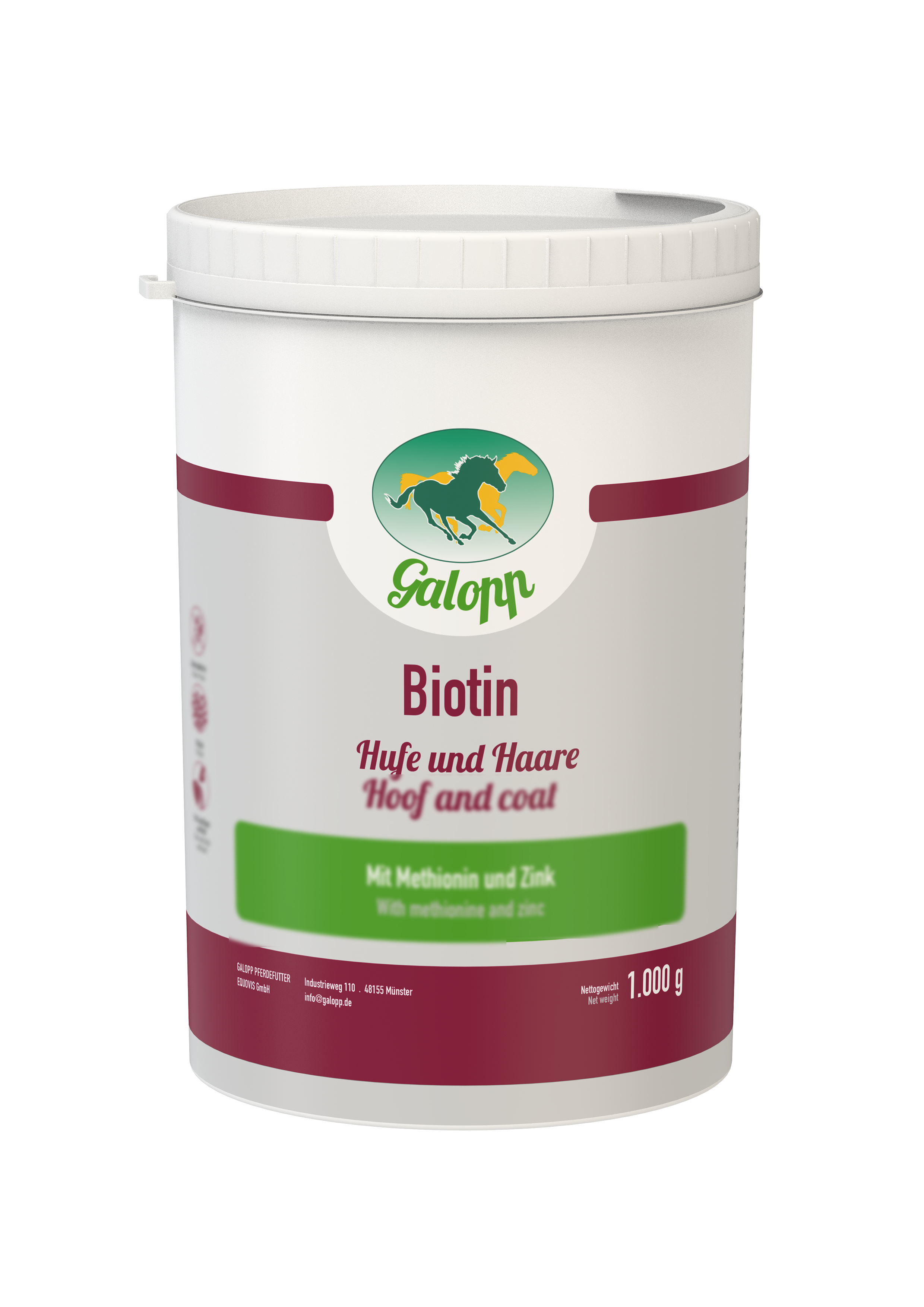 Galopp Biotin für Pferde