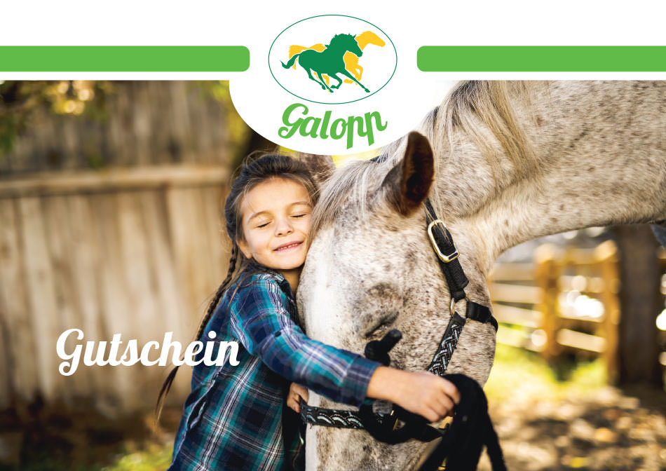 Galopp Geschenkgutschein Gutschein Motiv 5