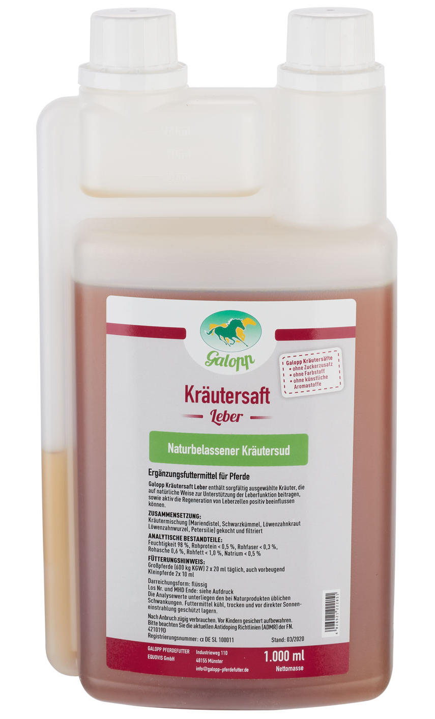Galopp Kräutersaft Leber